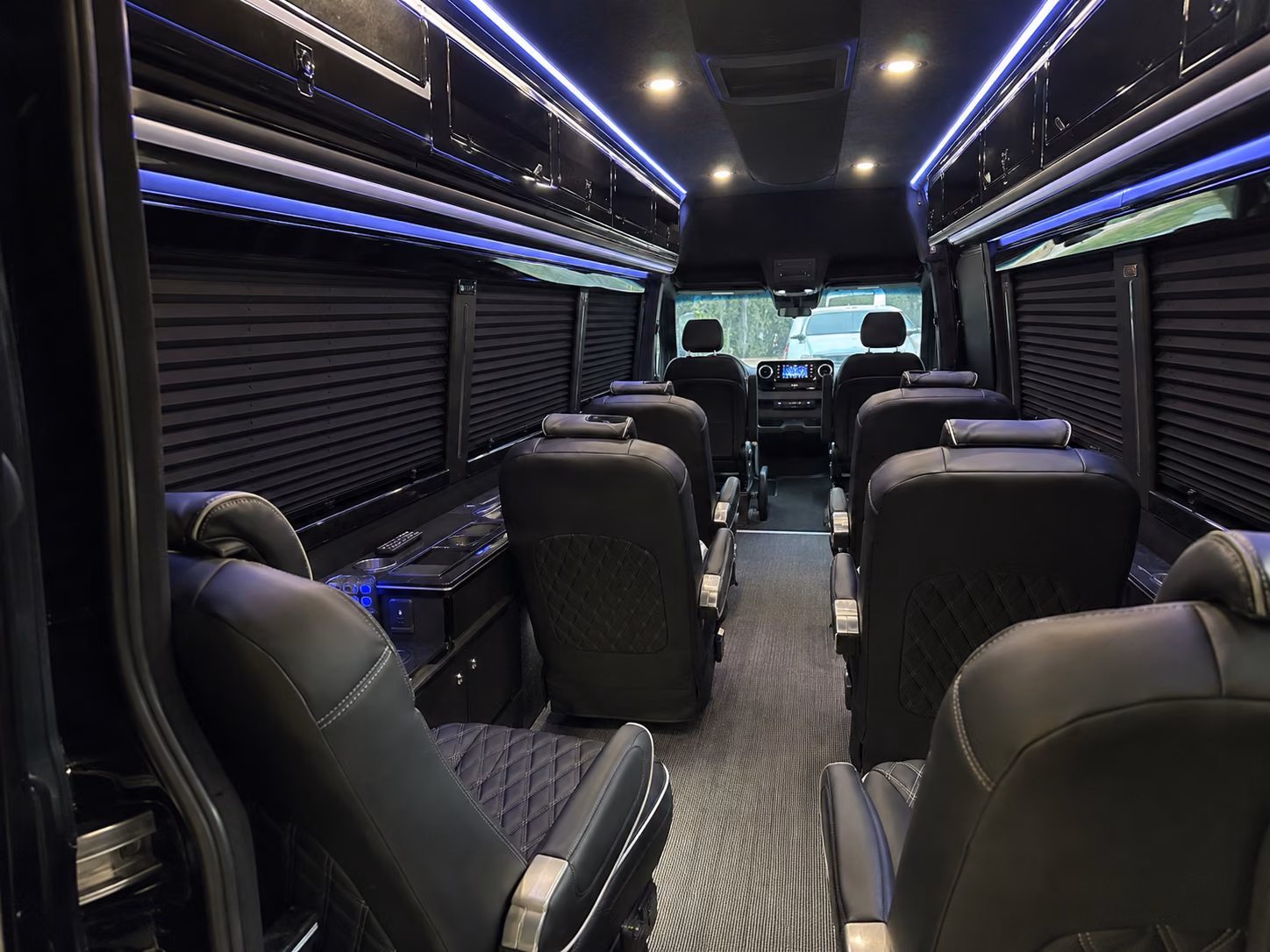 18 passenger sprinter van inside