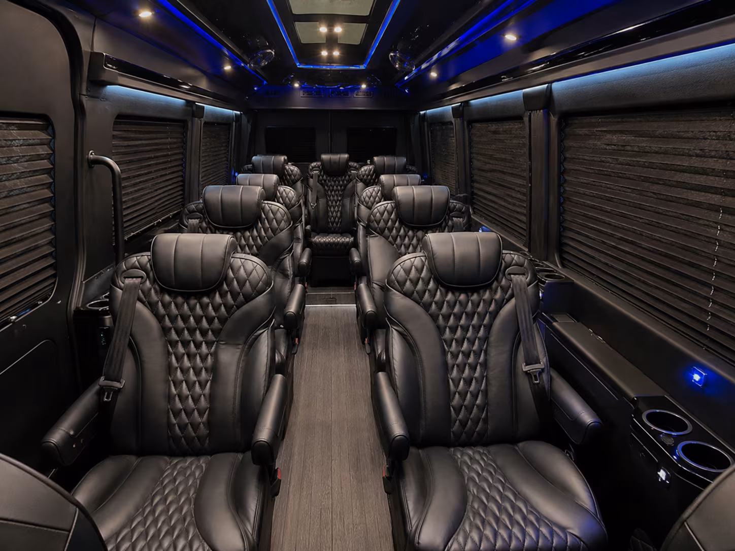 honolulu 10 passenger sprinter van interior