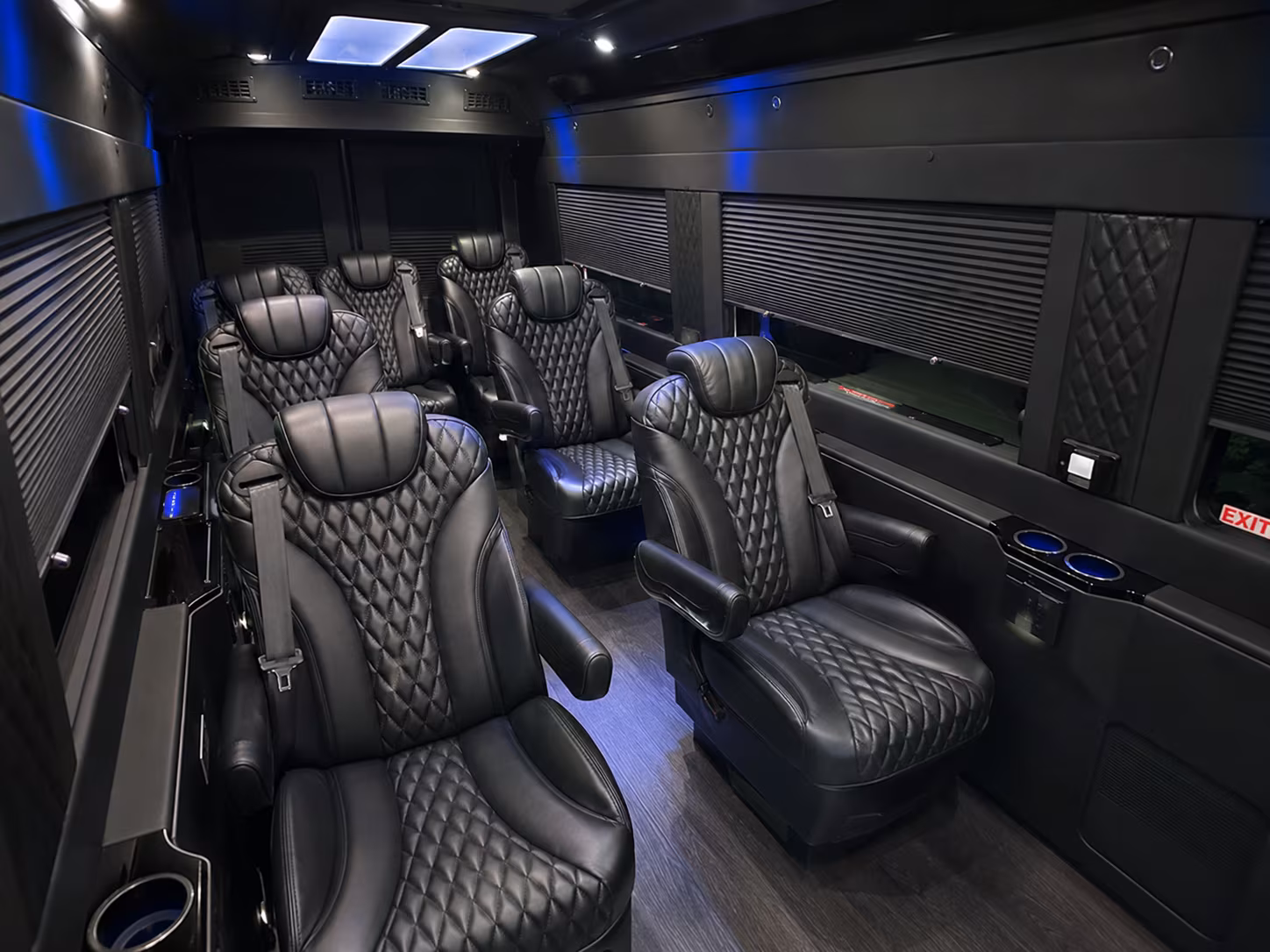 honolulu 12 passenger sprinter van interior