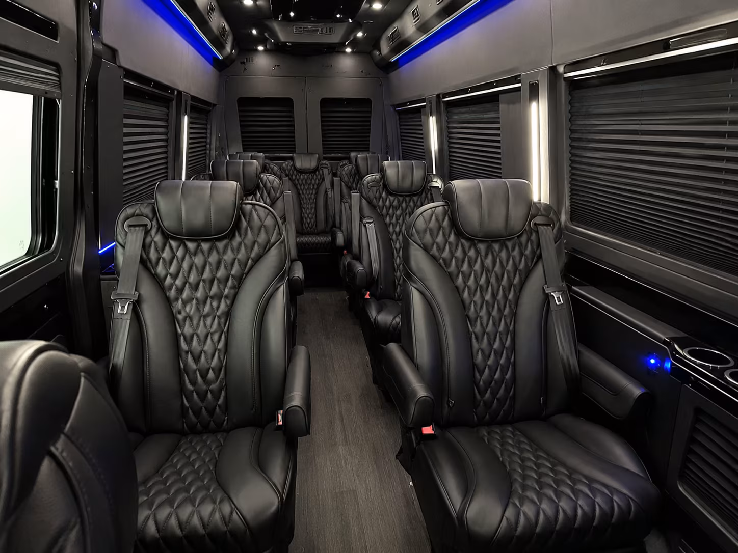 honolulu 20 passenger sprinter van interior